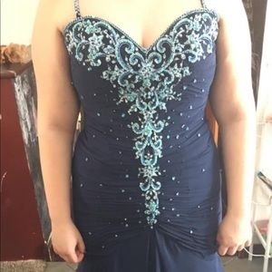 Tiffany long gown size 18